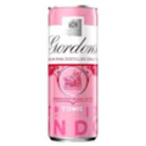 Gordon's gin and tonic pink